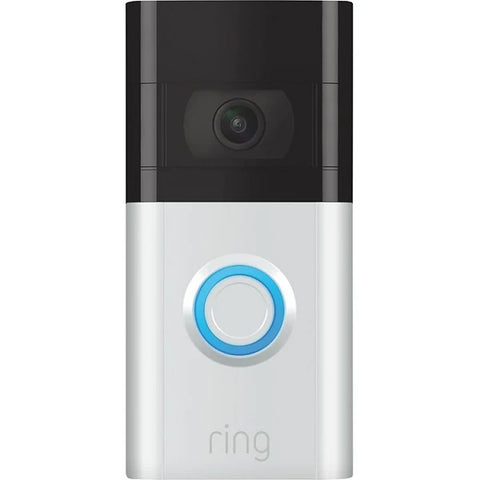 Ring Video Doorbell 3 Satin Nickel Brown