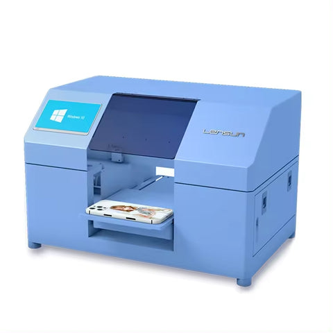 Lensun 2.8D Embossed UV Printer Customized Phone Case Personalization Factory High Speed UV Printing Machine For Phone Case